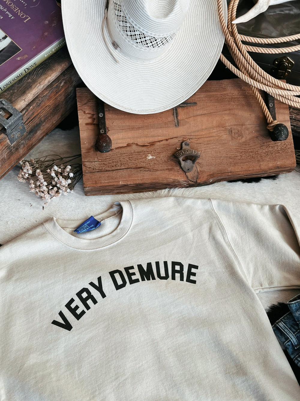 Very Demure Crewneck Sweatshirt* Product Image