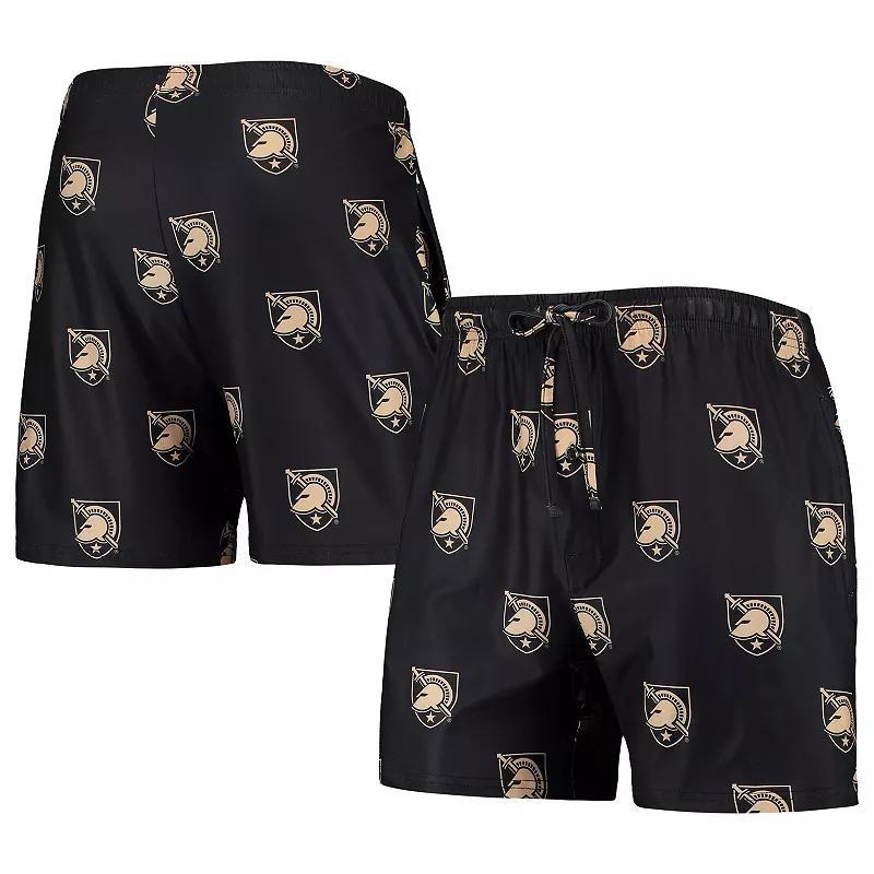 Men's Concepts Sport Black Army Black Knights Flagship Allover Print Jam Shorts, Size: Large, Nc2 Black Product Image