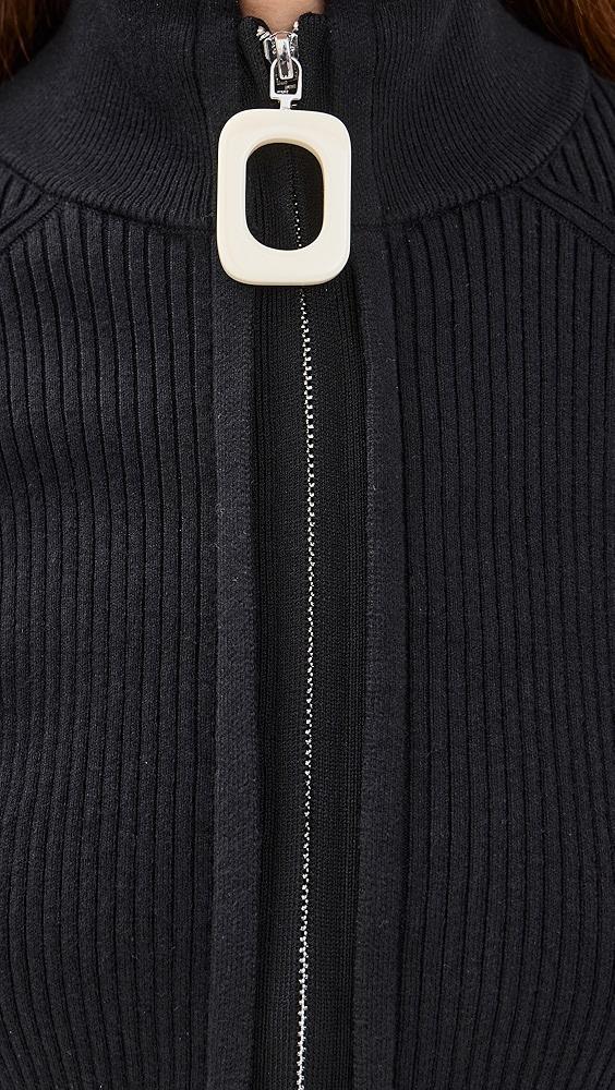 JW Anderson Fitted Zip Up Cardigan | Shopbop Product Image