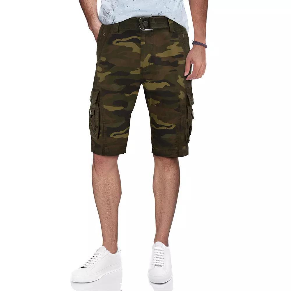 Men's X-ray Belted Cargo Shorts, Size: 40, White Product Image