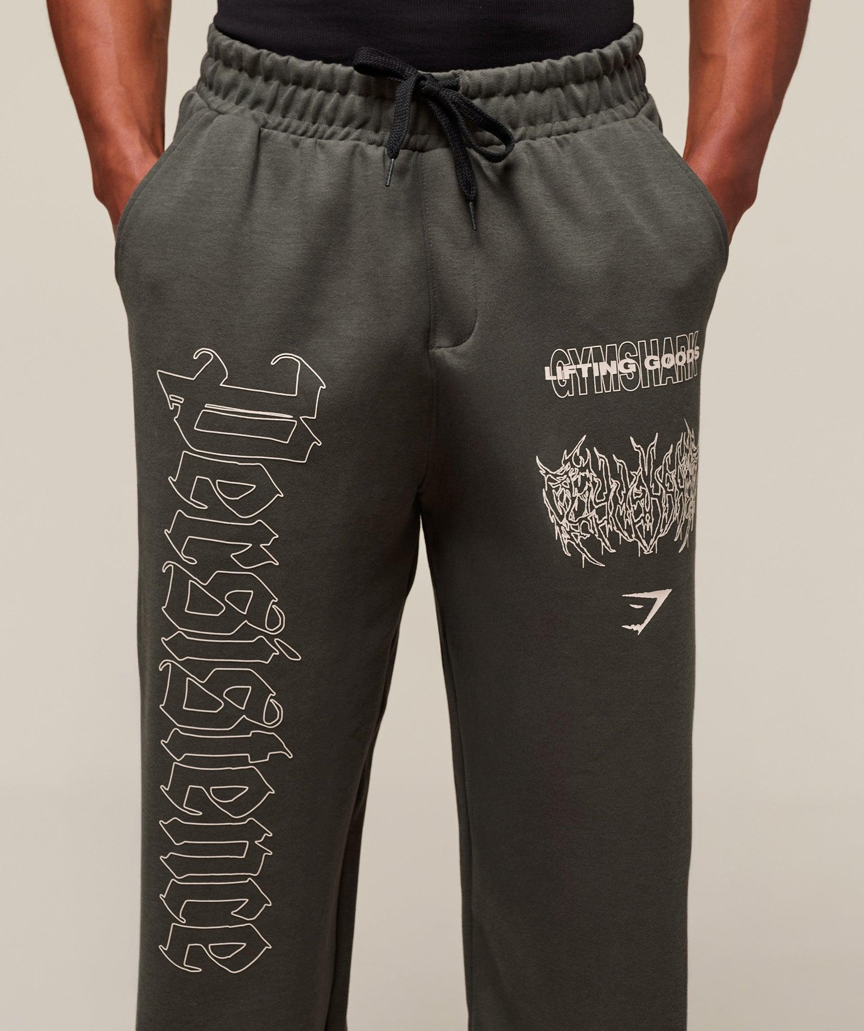 Gymshark Carlos Belcast x Rest Day Track Pant - Strength Green Male Product Image