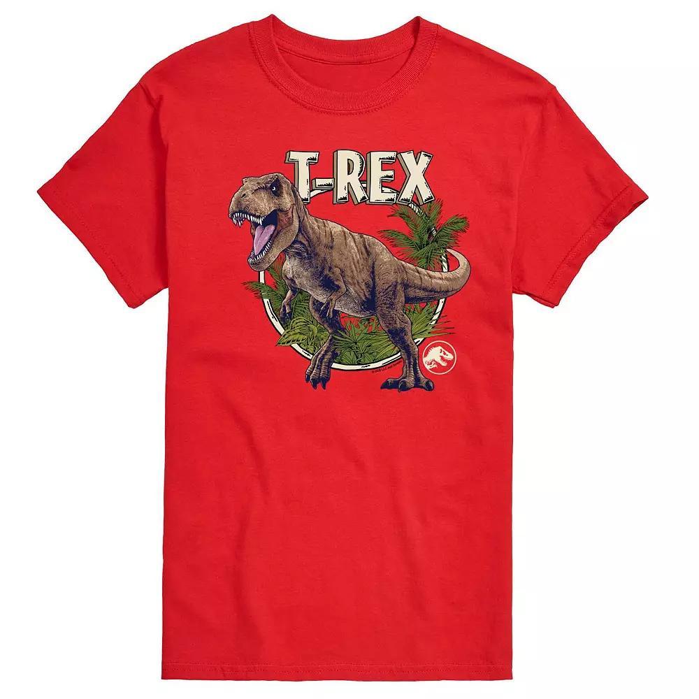 Mens Jurassic World Tyrannosaurus Rex Graphic Tee Blue Product Image