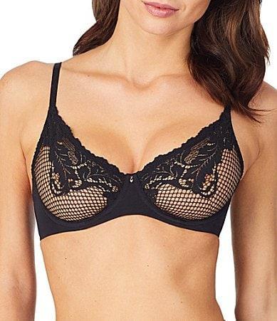 Le Mystere Lace Allure Unlined Scoop Neck Adjustable Bra Product Image