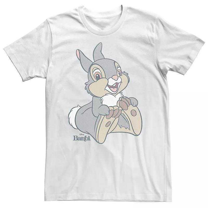 Disney's Bambi Thumper Big & Tall Big Portrait Tee, Men's, Size: 4XLT, White Product Image