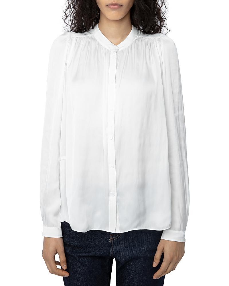 Zadig & Voltaire Tchin Satin Blouse Product Image