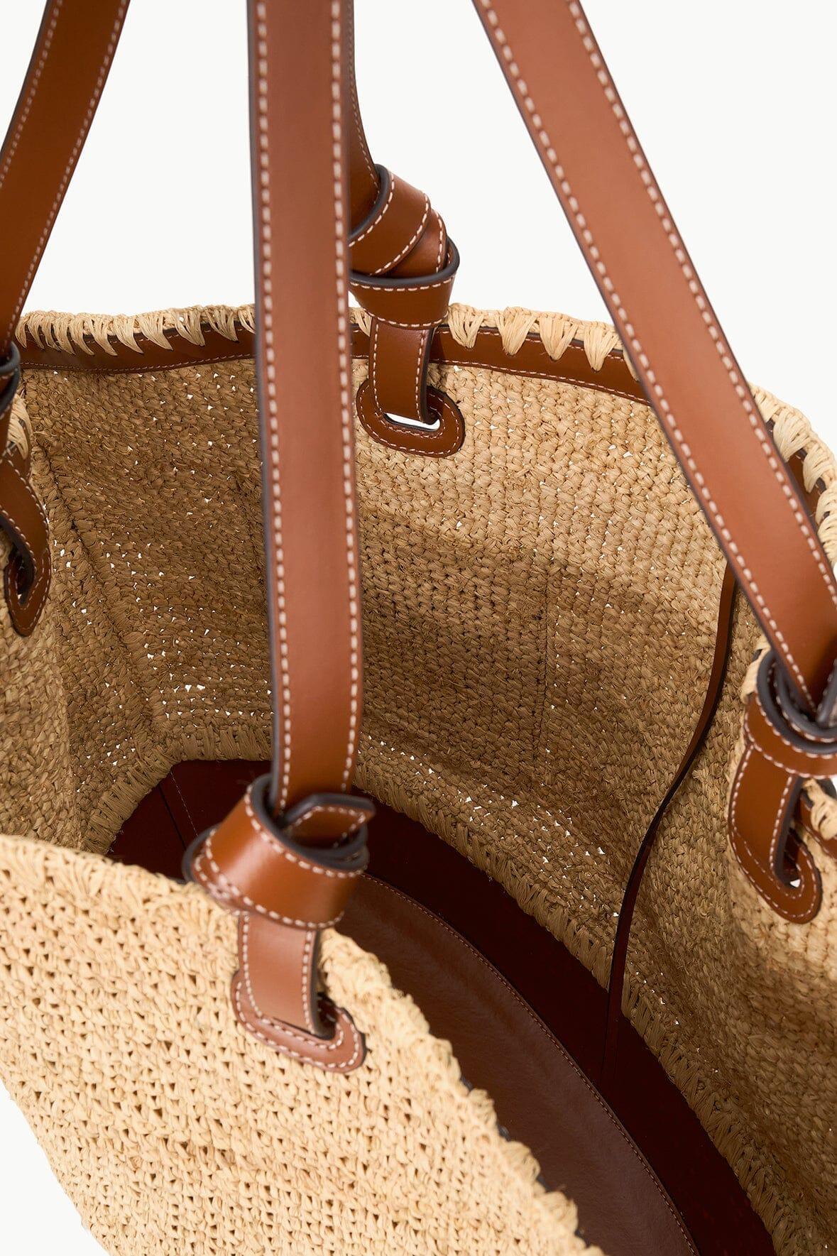 ST. REGIS SQUILLO RAFFIA TOTE | NATURAL TAN Product Image