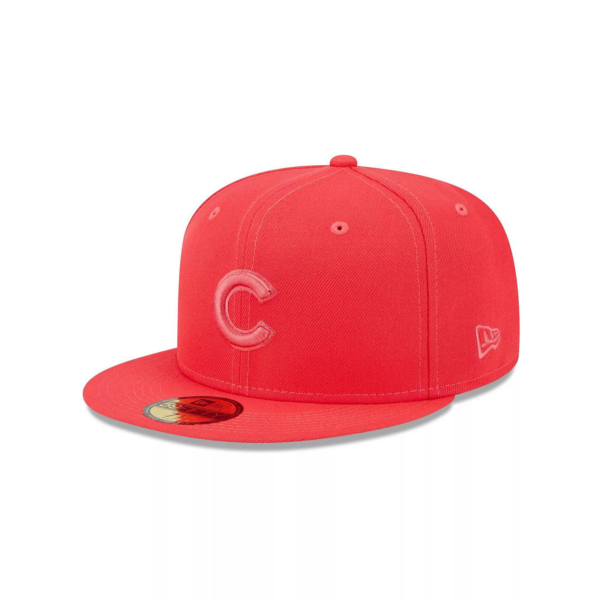 Men's New Era Red Chicago Cubs 2023 Spring Color Basic 59FIFTY Fitted Hat, Size: 7 Product Image