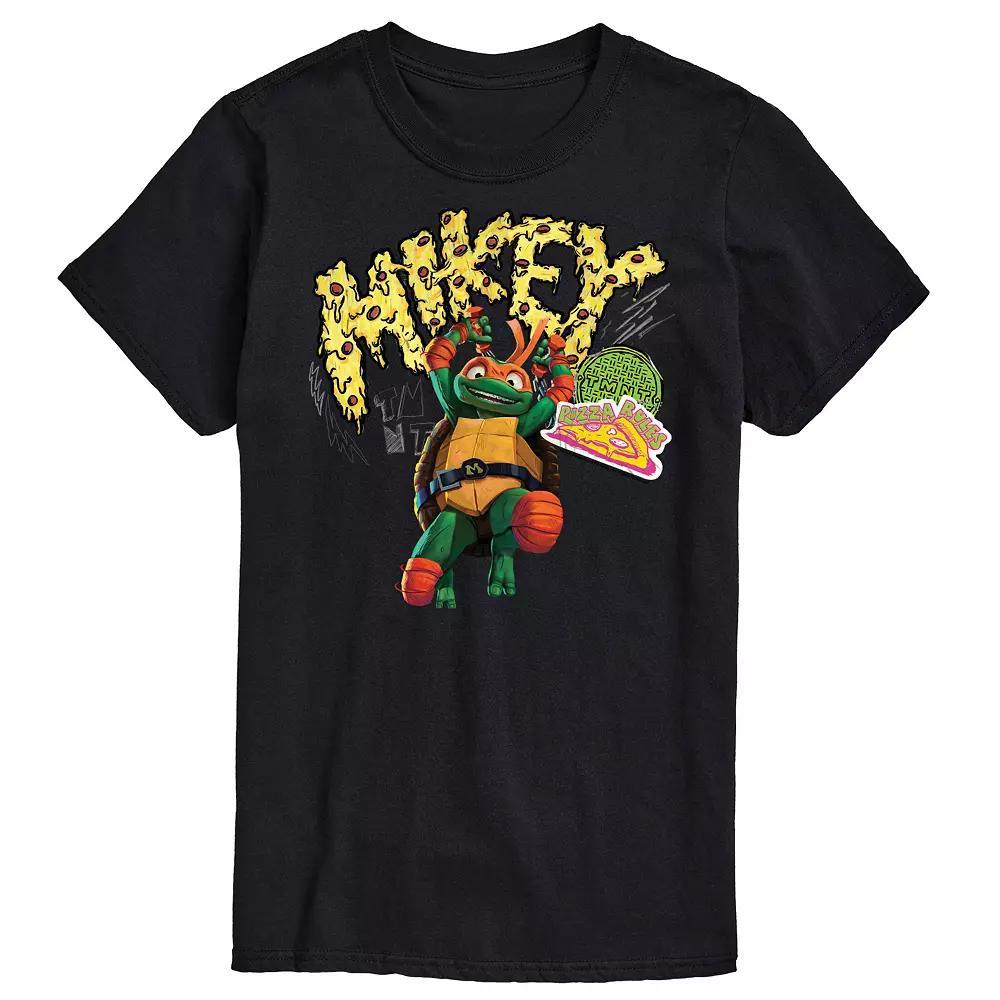 Big & Tall Nickelodeon TMNT Mutant Mayhem Mikey Graphic Tee, Mens Product Image