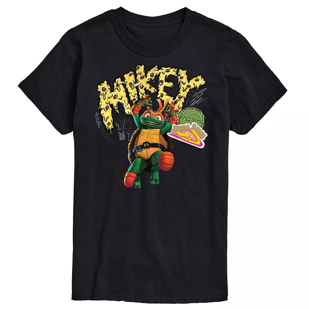 Big & Tall Nickelodeon TMNT Mutant Mayhem Mikey Graphic Tee, Mens Product Image