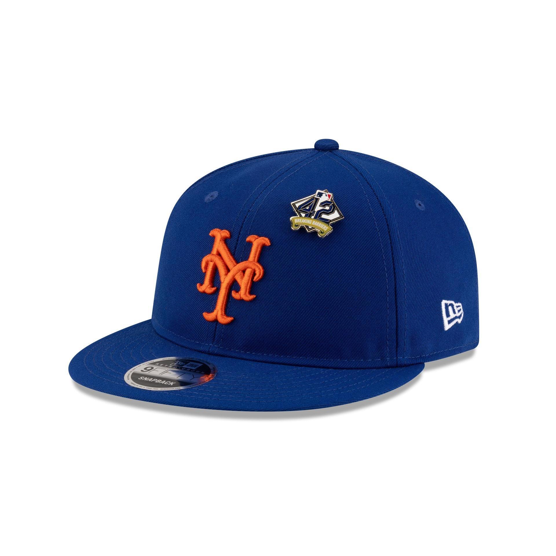 New York Mets Jackie Robinson Day 2025 Retro Crown 9FIFTY Snapback Hat Male Product Image