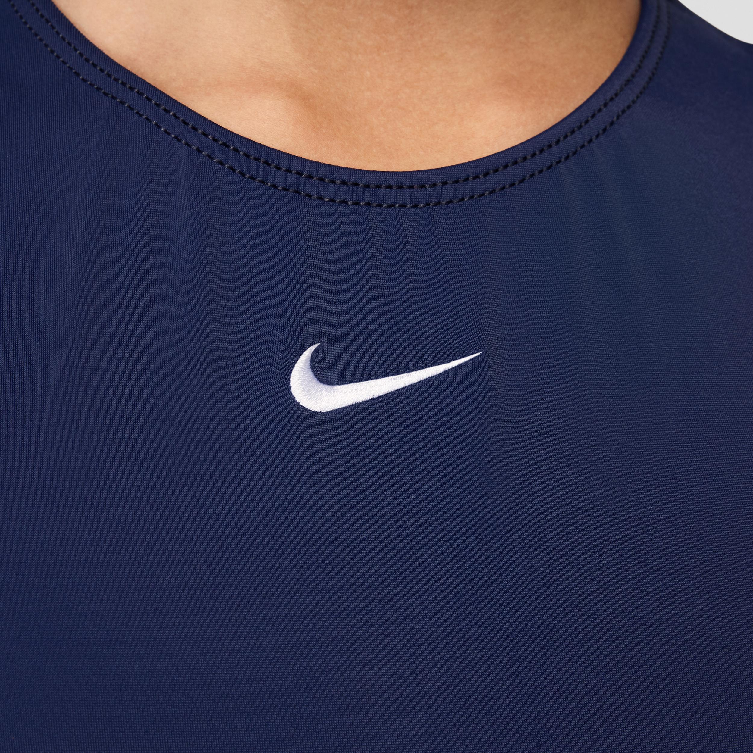 Nike Women's Gymnastics Navy Strappy Performance Leotard Product Image