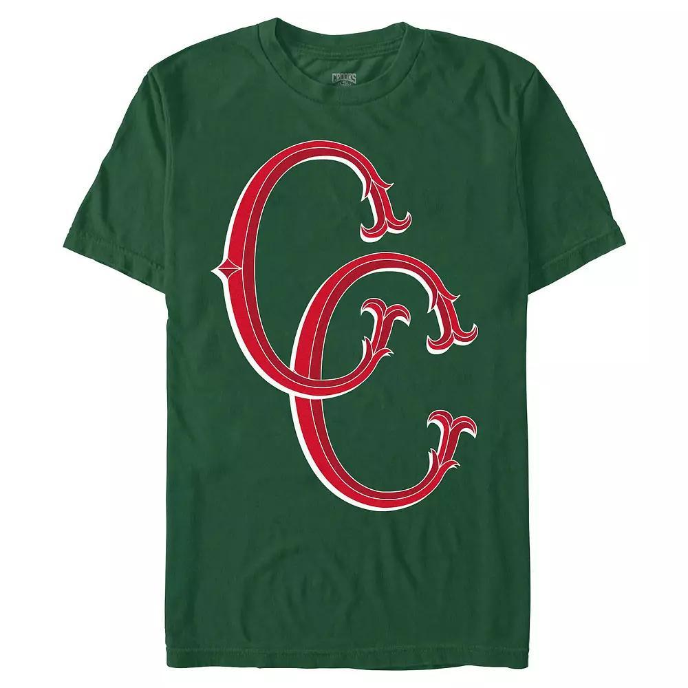 Men's Crooks And Castle C's Graphic Tee, Size: 3XL, Green Green Product Image