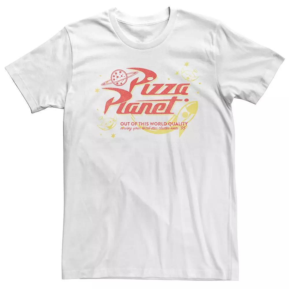Disney / Pixar's Toy Story Men's Vintage Pizza Planet Logo Tee, Size: Medium, Natural Product Image