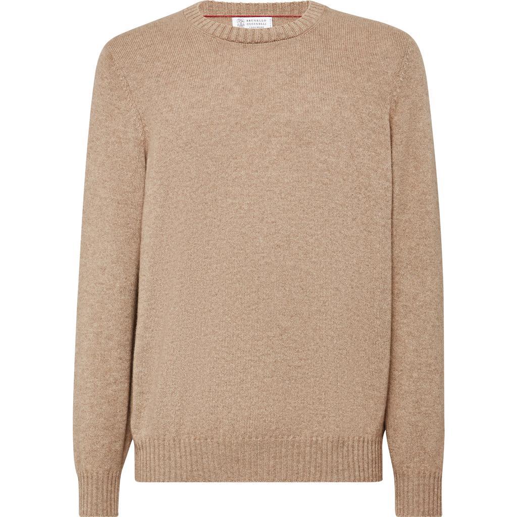 BRUNELLO CUCINELLI Cashmere Sweater In Brown Product Image