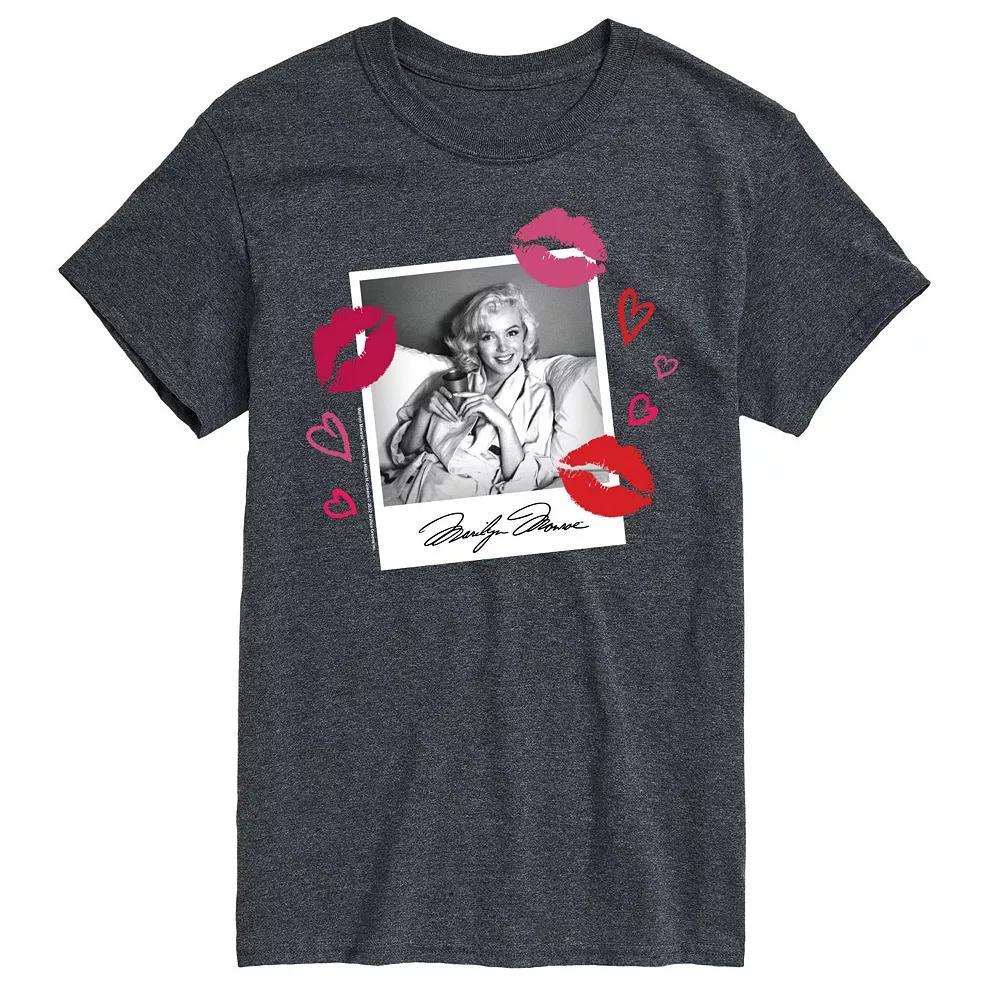 Mens Marilyn Monroe Photo Kiss Collage Tee Product Image