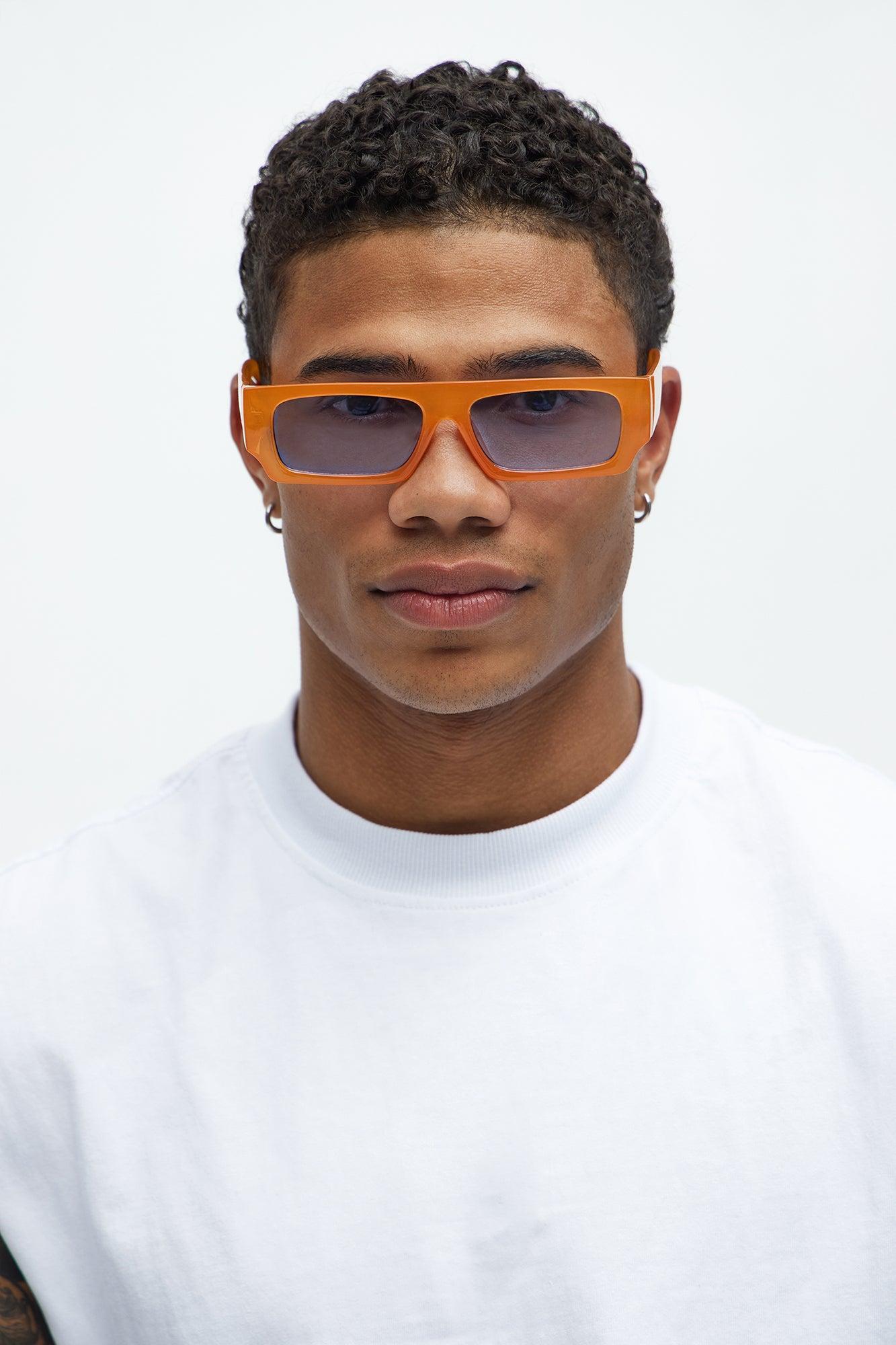 Flex Rectangle Sunglasses - Orange/combo Product Image