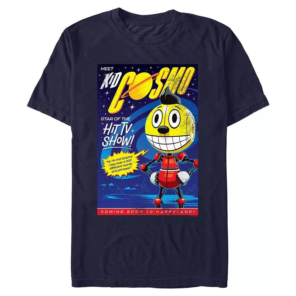 Men's The Electric State Kid Cosmo TV Show Star Graphic Tee, Size: XS, Blue Product Image