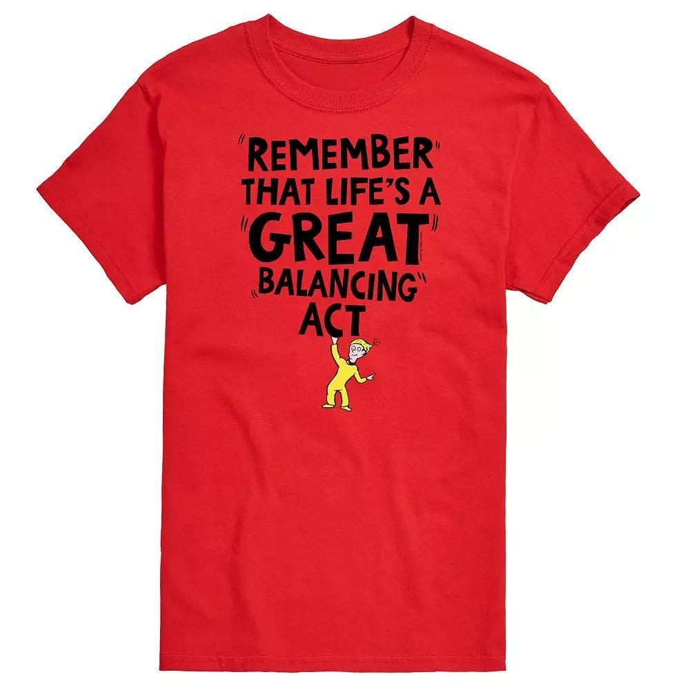 Big & Tall Dr. Seuss Balancing Act Tee, Mens Product Image