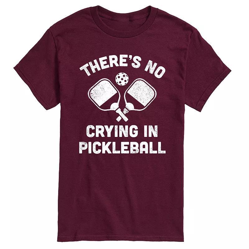 Men's No Crying Pickleball Tee, Size: XXL, Red Product Image