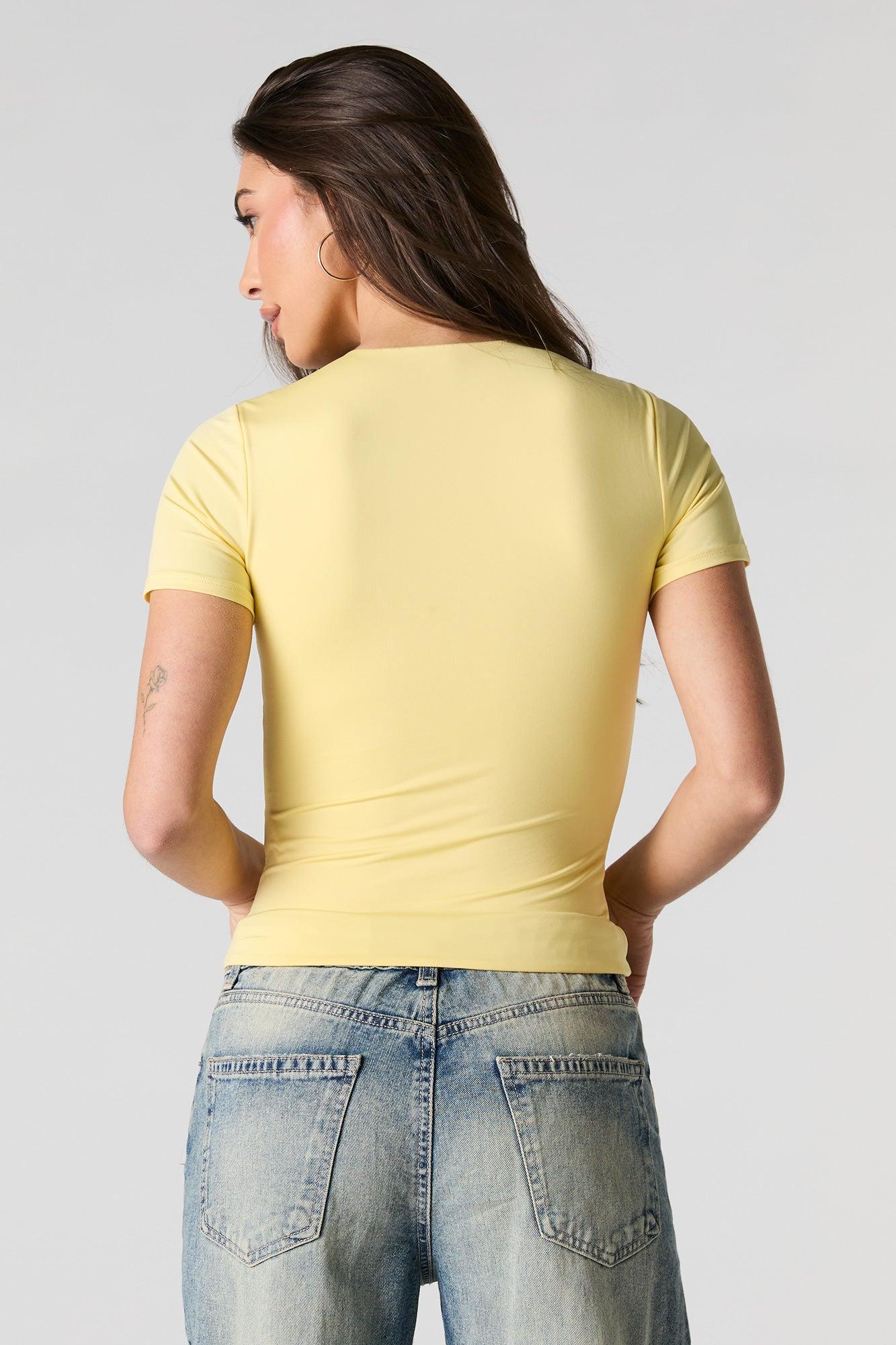 Contour Round Neck Short Sleeve Top Female Product Image