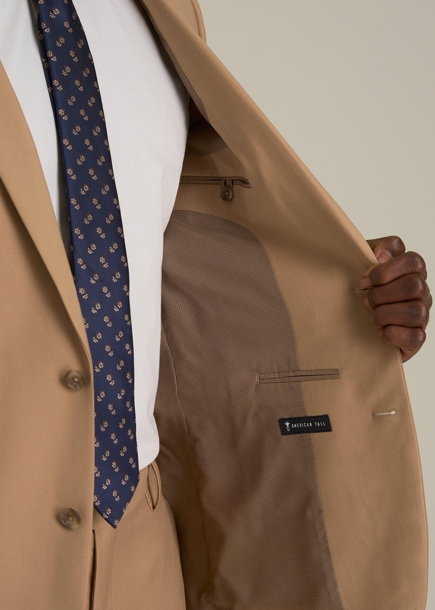 Suit Jacket for Tall Men in Tannin Male Product Image