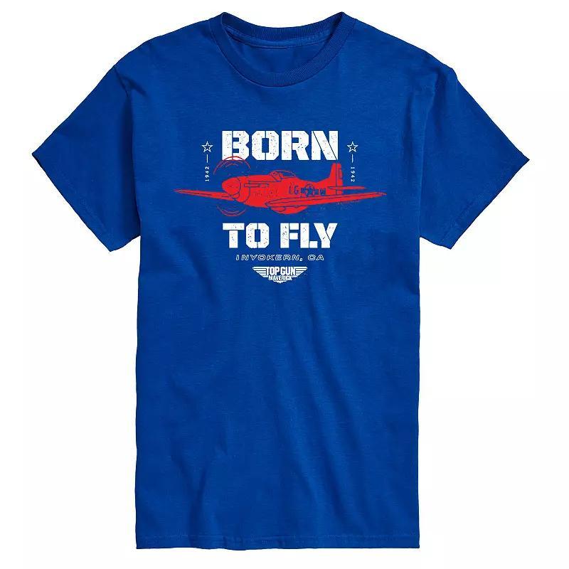 Big & Tall Top Gun Maverick Born To Fly, Mens Product Image