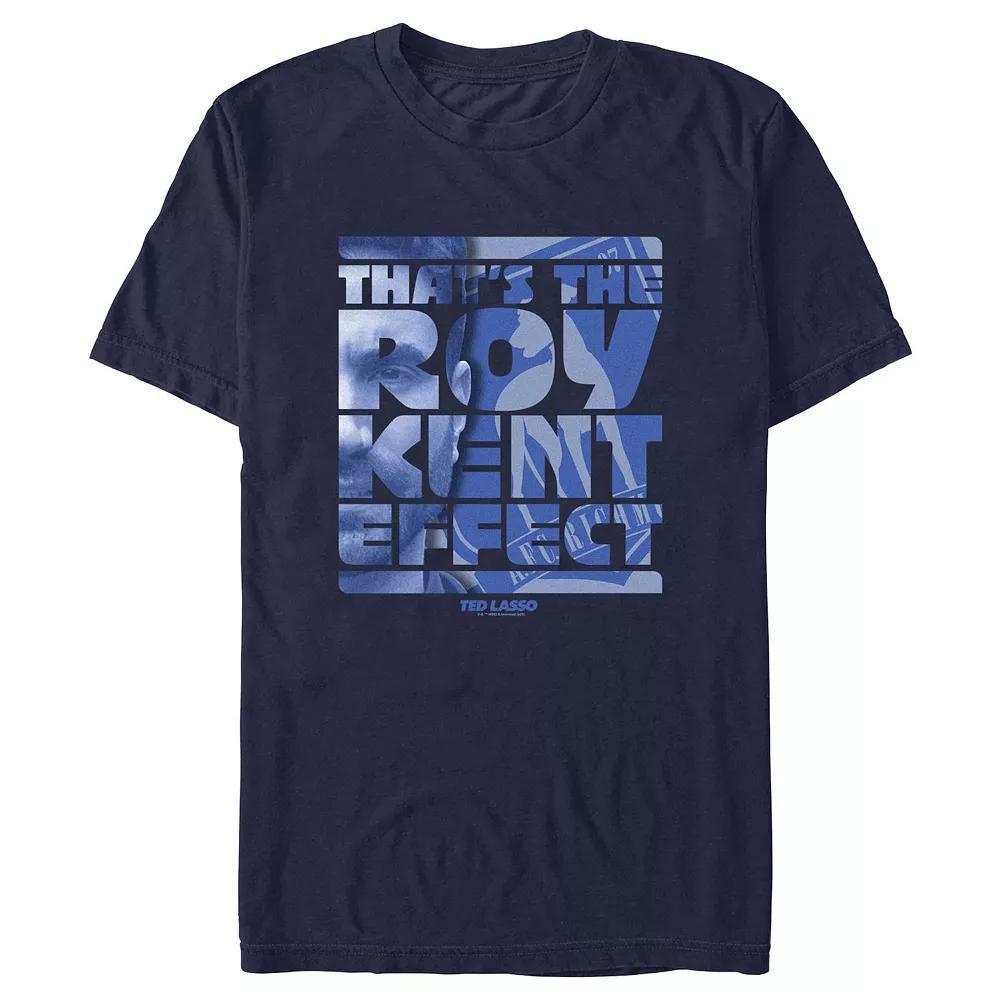 Men's Ted Lasso Ted Roy Effec Graphic Tee, Size: Small, Blue Product Image