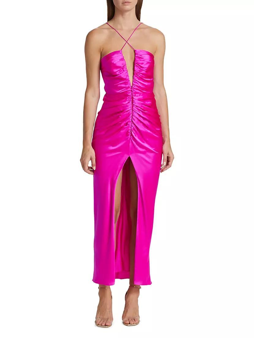 Keyhole Gathered Dress Product Image