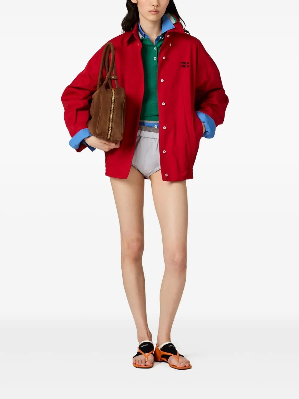 poplin bomber jacket Product Image