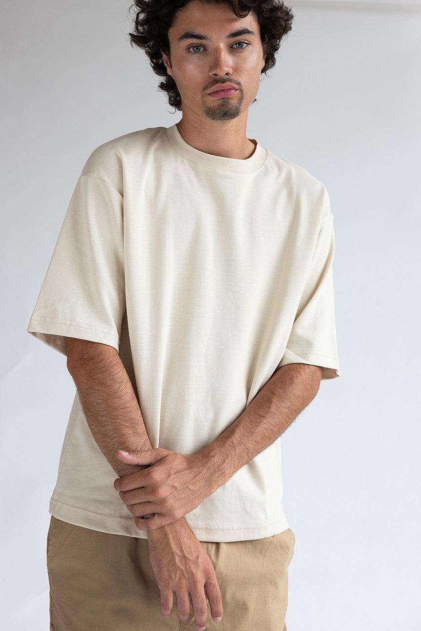 Oversize Cream T-Shirt Product Image