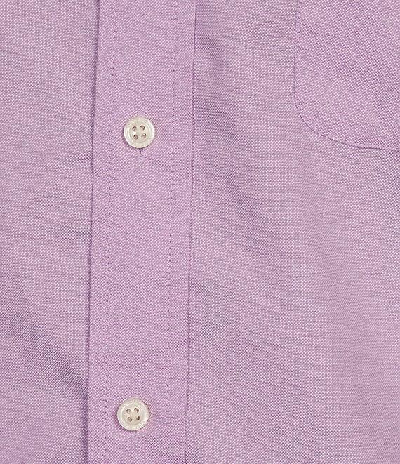 Cremieux Blue Label Solid Lightweight Oxford Short Sleeve Woven Shirt Product Image