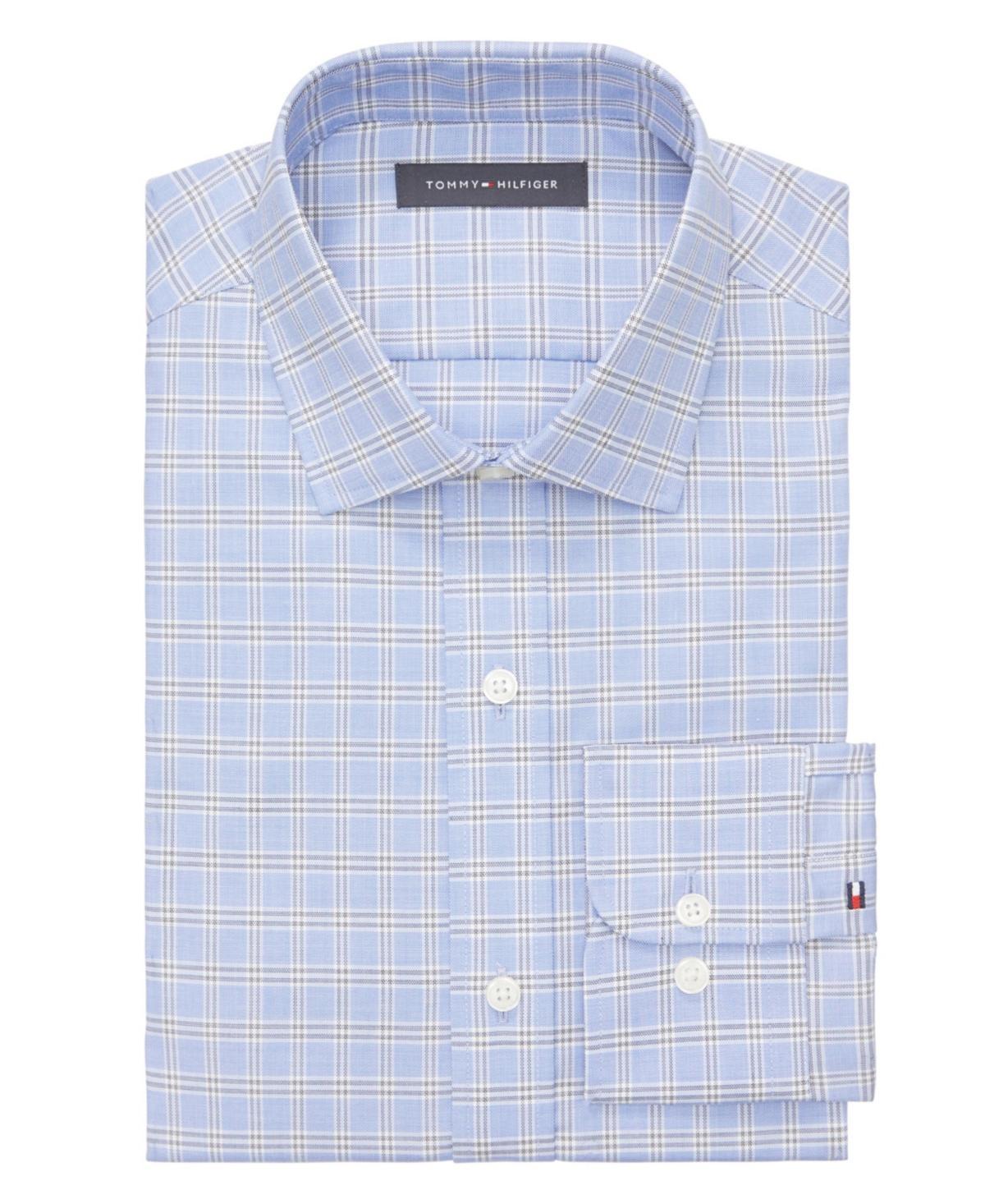 Tommy Hilfiger Mens Th Flex Essentials Wrinkle Free Stretch Dress Shirt Product Image