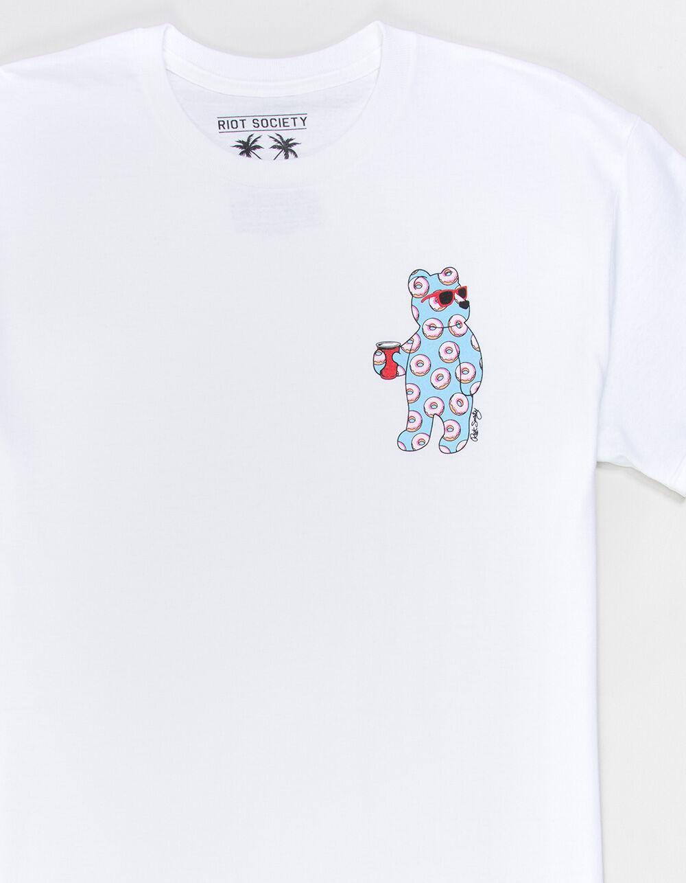 RIOT SOCIETY Riot Bear Donuts Mens Tee Product Image