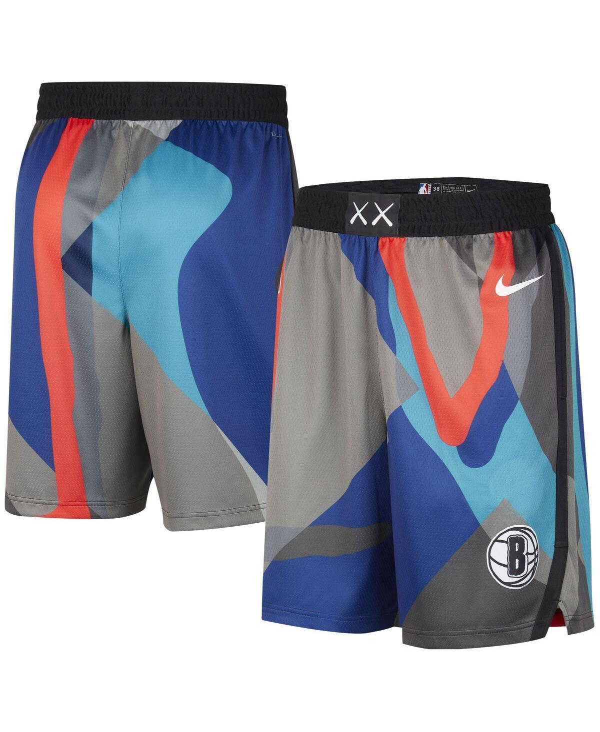 Brooklyn Nets 2023/24 City Edition Nike Men's Dri-FIT NBA Swingman Shorts Product Image