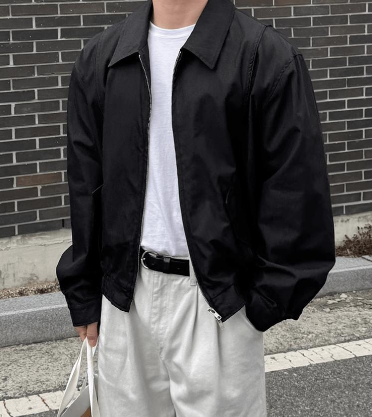RT No. 11427 BLACK ZIP-UP JK Product Image