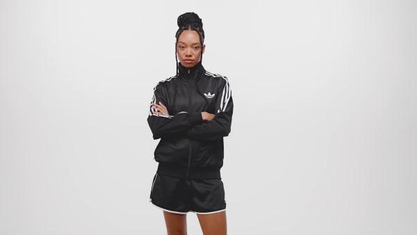adidas Adicolor Classic Firebird Loose Track Top Black M Womens Product Image