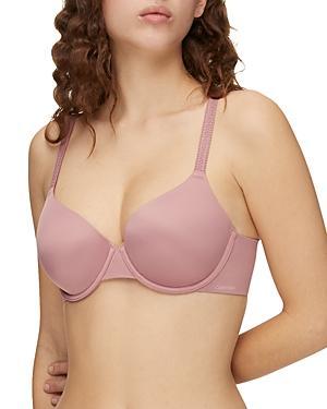 Calvin Klein Womens Liquid Touch Lightly Lined Full Coverage Bra - Pink - 32A Product Image