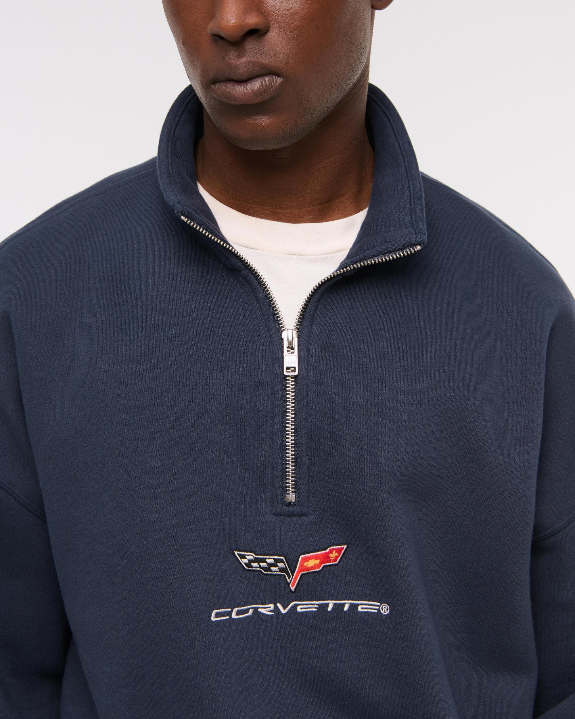 Corvette Graphic Half-Zip Sweatshirt Product Image