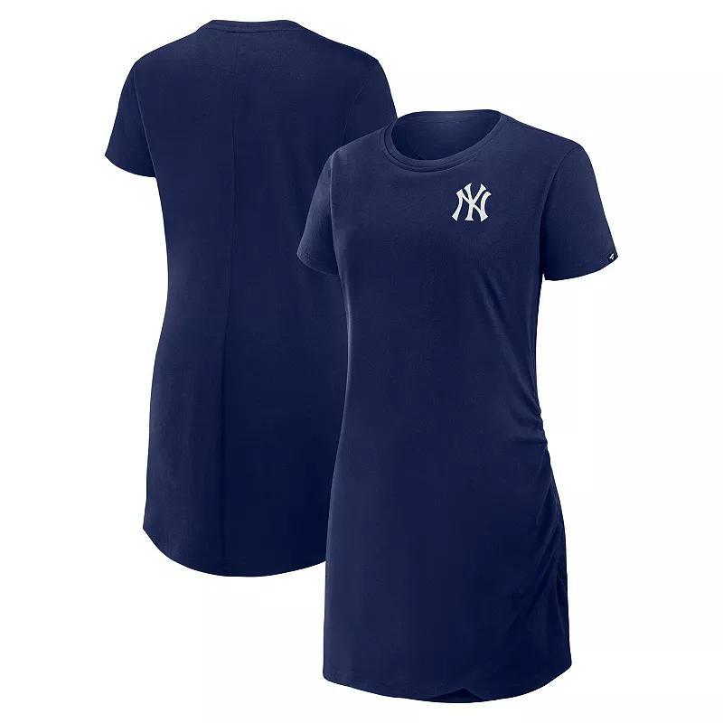 Women's Fanatics Brown San Diego Padres Ruched Drape T-Shirt Dress, Size: 3XL Product Image