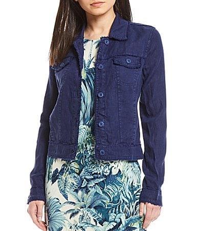 Tommy Bahama Two Palms Raw-Edge Linen Jacket Product Image