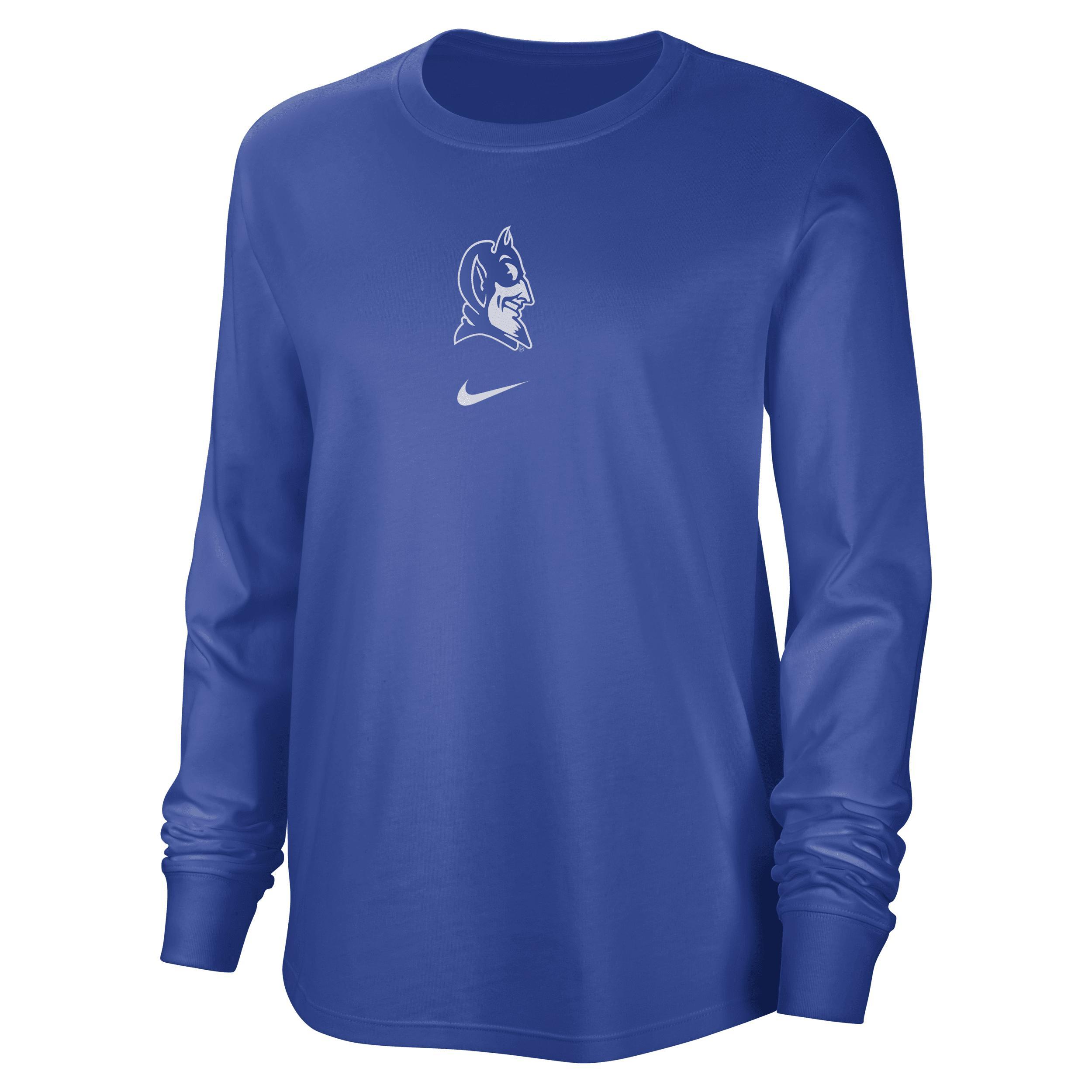 Womens Nike Purple Distressed Lsu Tigers Vintage-Like Long Sleeve T-shirt Product Image