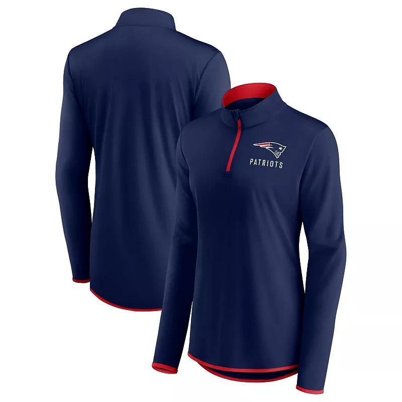 Womens Fanatics Navy Notre Dame Fighting Irish Worth the Drive Quarter-Zip Top Product Image