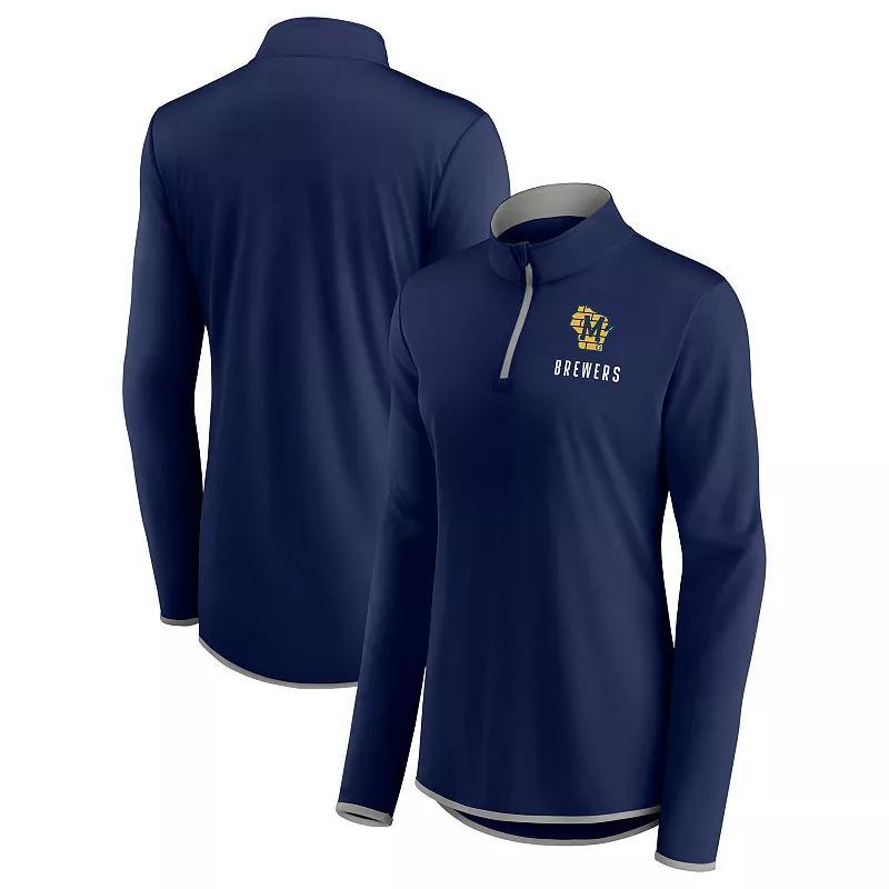 Womens Fanatics Branded Black Las Vegas Raiders Worth the Drive Quarter-Zip Top Product Image