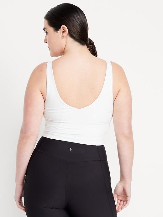 Light Support PowerSoft Ribbed Longline Sports Bra Product Image