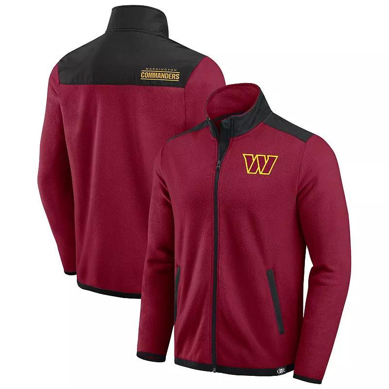 Men's Darius Rucker Collection by Fanatics Pewter Tampa Bay Buccaneers Color Block Polar Fleece Full-Zip Jacket, Size: XL, Charco Product Image