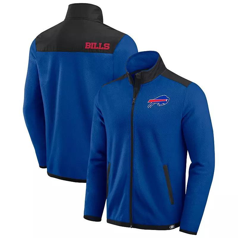 Men's Darius Rucker Collection by Fanatics Pewter Tampa Bay Buccaneers Color Block Polar Fleece Full-Zip Jacket, Size: XL, Charco Product Image