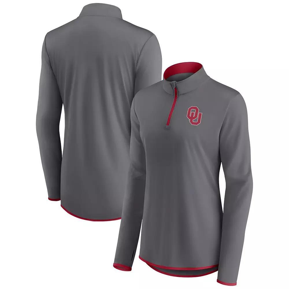Womens Fanatics Branded Washington Nationals Corner Quarter-Zip Top Product Image