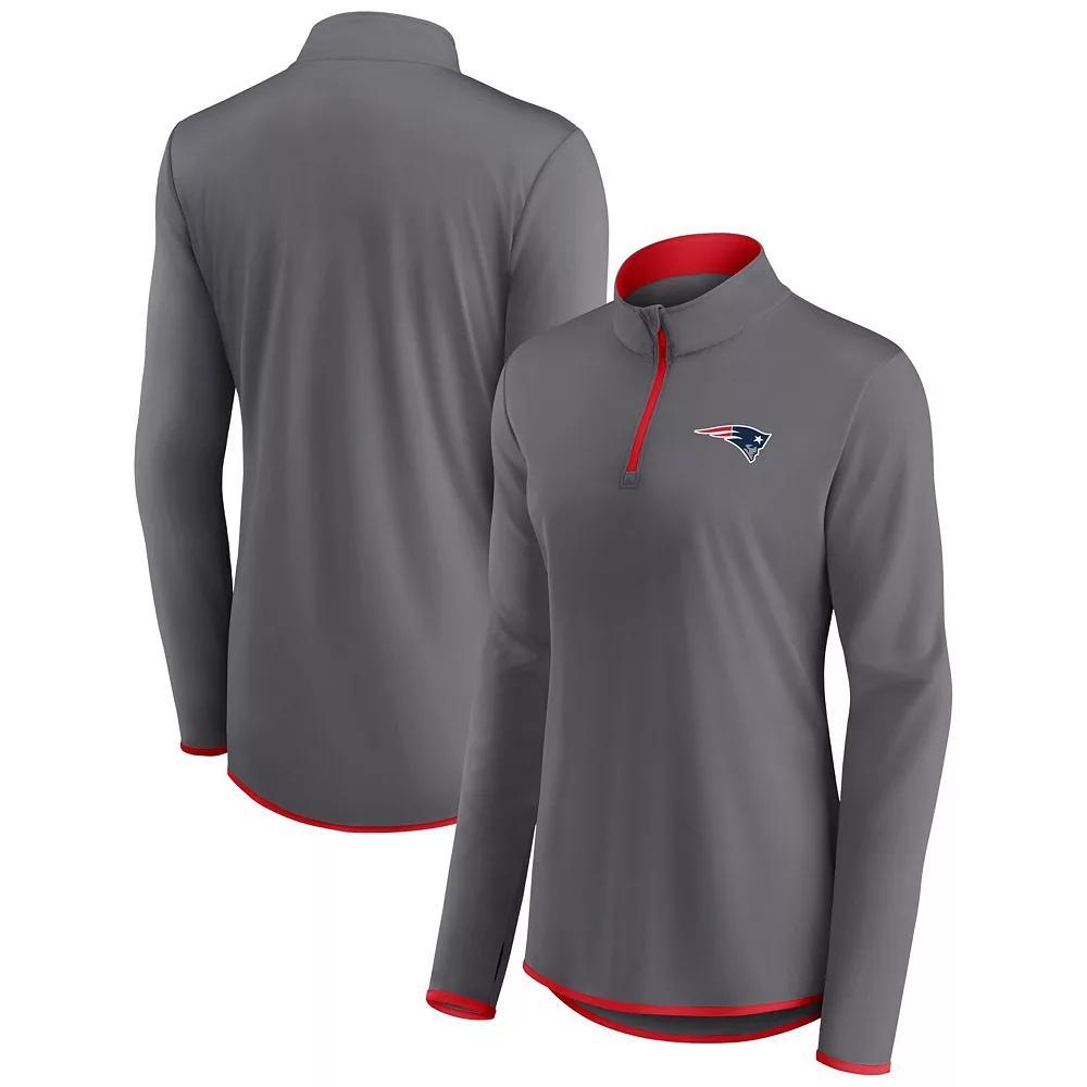 Womens Fanatics Branded Washington Nationals Corner Quarter-Zip Top Product Image