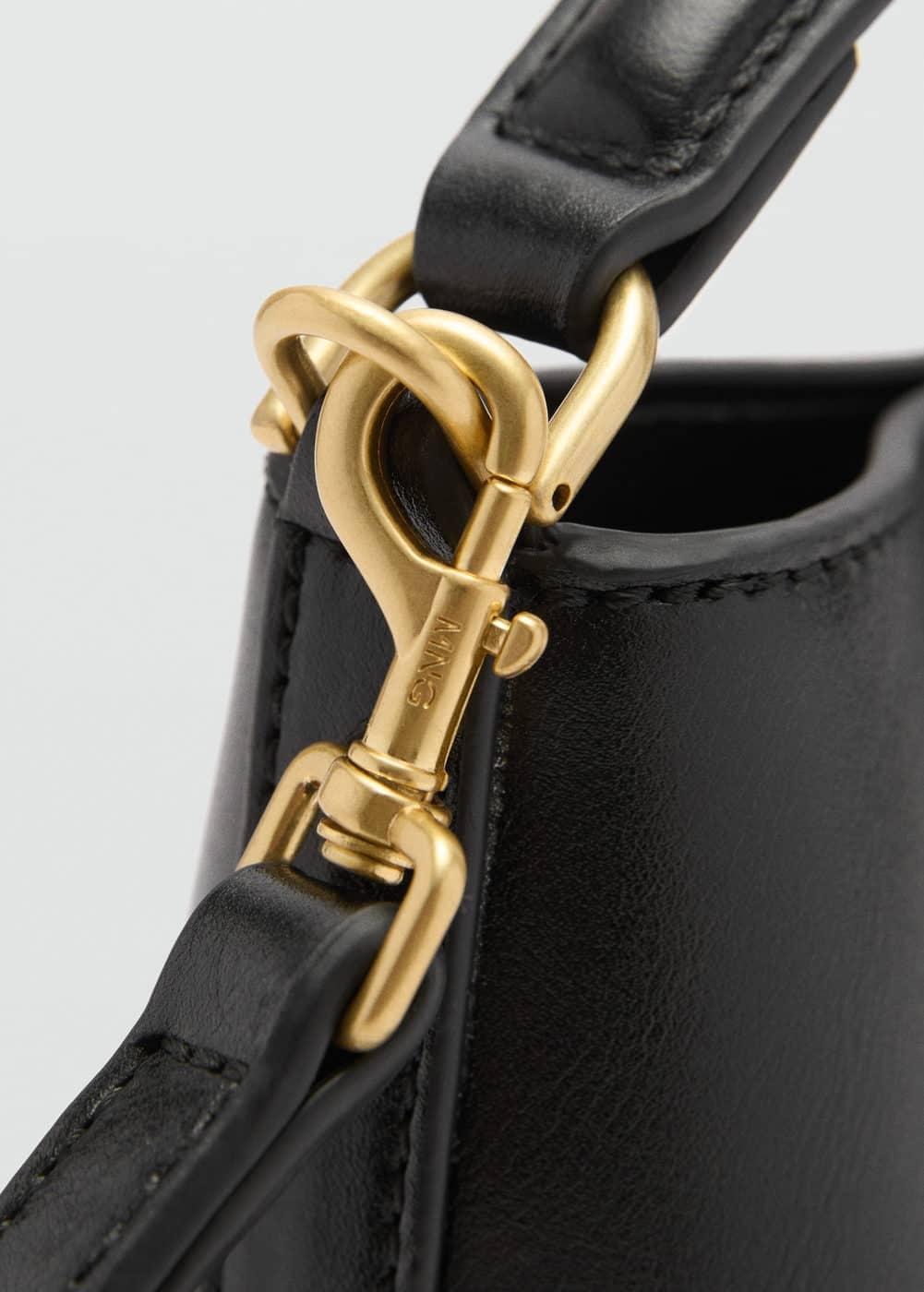 Mango Womens Rear Padlock Mini-Shopper Bag Product Image