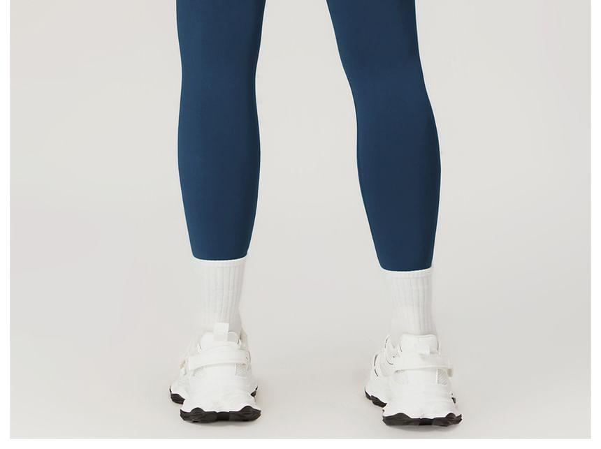 High Waist Plain Yoga Leggings Product Image